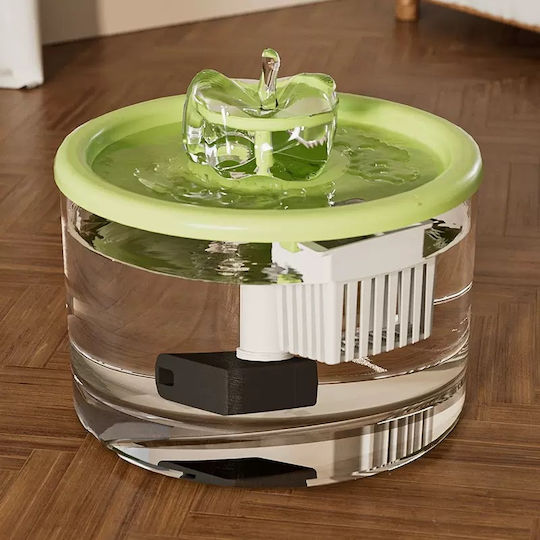 Pet's Choice Automatic Waterer Fountain for Dog & Cat 1.25lt in Green Colour