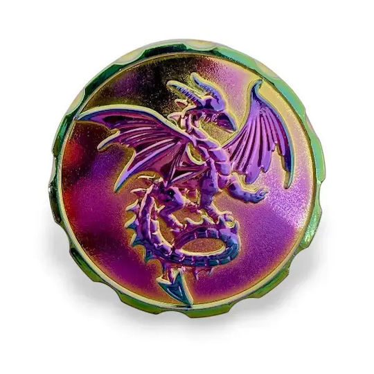 Suegao 3d Metal Roulette D20 Dice Tabletop Rpg Rainbow White