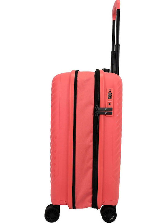 Paulter Cabin Hard Travel Suitcase Peach 55cm Height