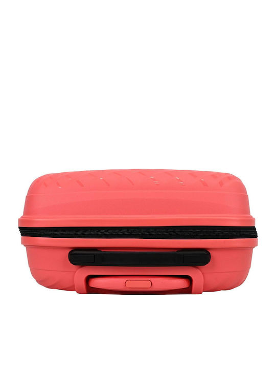 Paulter Cabin Hard Travel Suitcase Peach 55cm Height