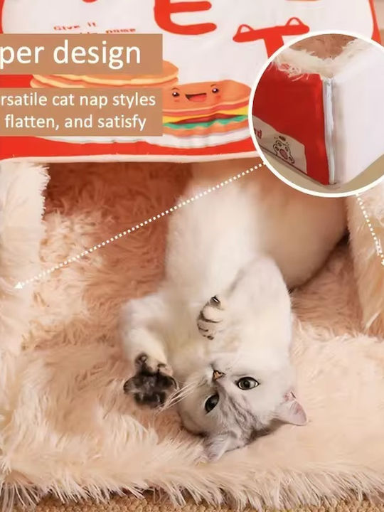 Pet's Choice Κρεβάτι Σκύλου Φωλιά Κόκκινη 55x45εκ.