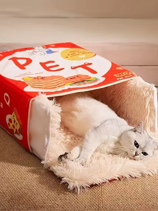 Pet's Choice Κρεβάτι Σκύλου Φωλιά Κόκκινη 55x45εκ.