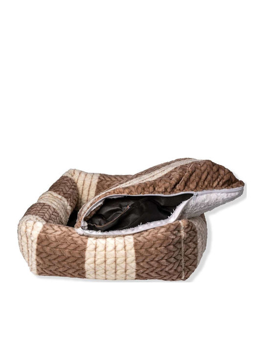 Pet's Choice Καναπές Κρεβάτι Σκύλου Καφέ 50x45εκ.