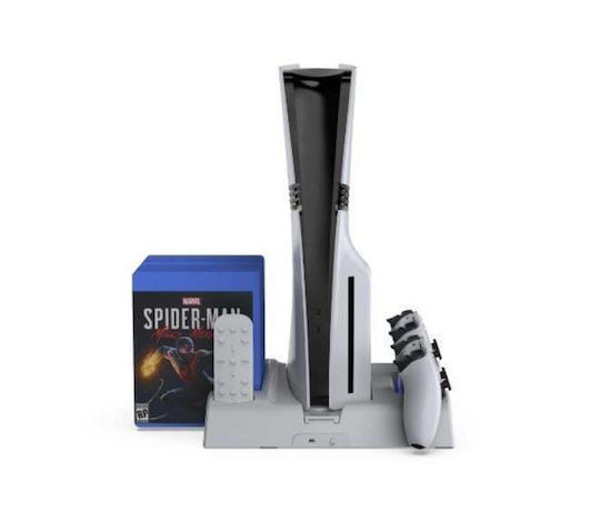 Yaxo Ladestation Für PS5 / PS5 Slim Weiße