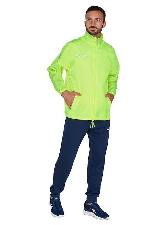 Мъжко яке Водоустойчиво и Ветроустойчиво Electric Green