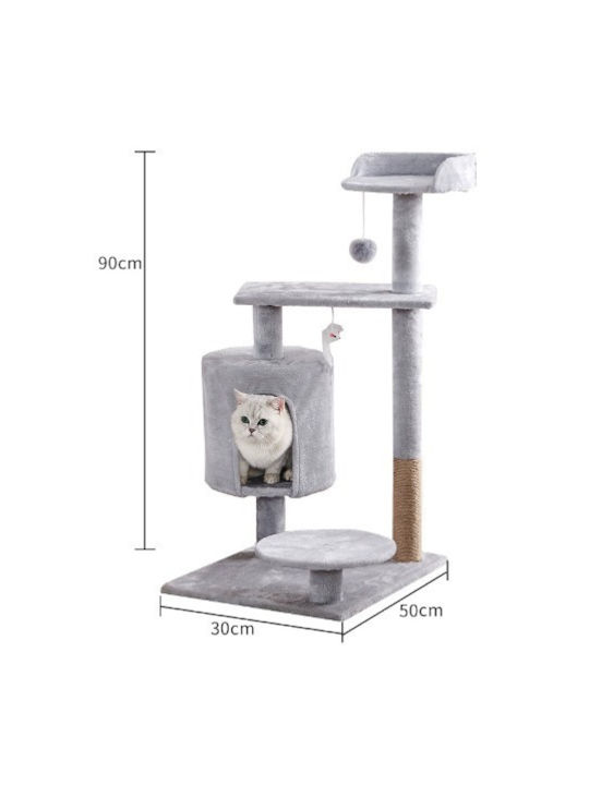 Pet's Choice Grey Cat Tree 90x50x30cm Pet's Choice Grey Cat Tree 90x50x30cm