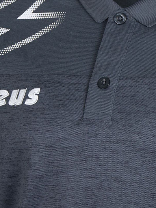 Поло спортна блуза с къс ръкав Dark Grey Graphite