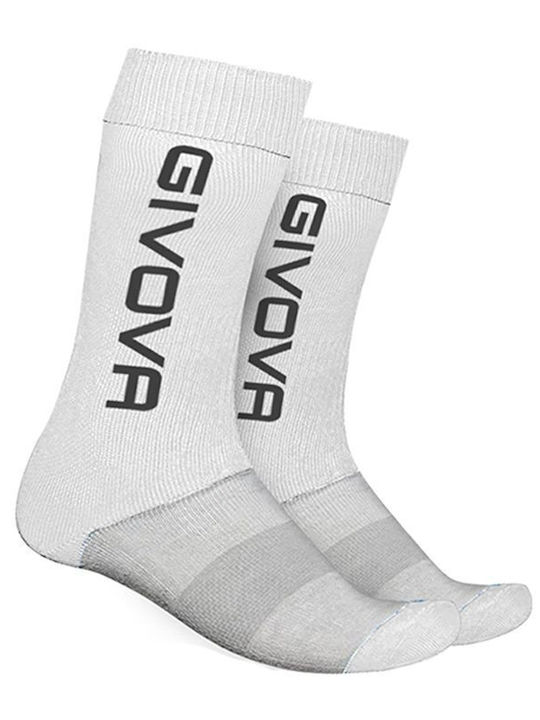 Givova Калци Футболни Спортни Чорапи Бели