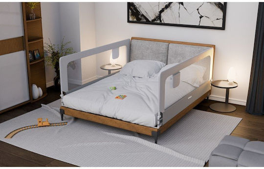 Tulano Foldable Bed Rail Guard from Metal in Grey Colour 77x26x7cm