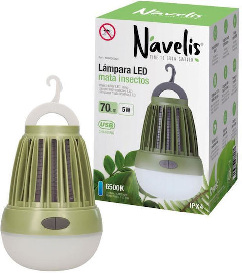 Navelis Lighting Accessories Led Rechargeable for Camping with Flashlight 70lm 5W Green