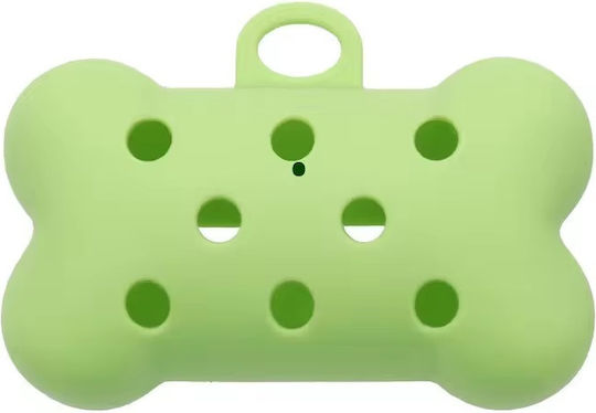 Case of Dog Waste Bags Bone 2 Charms Green