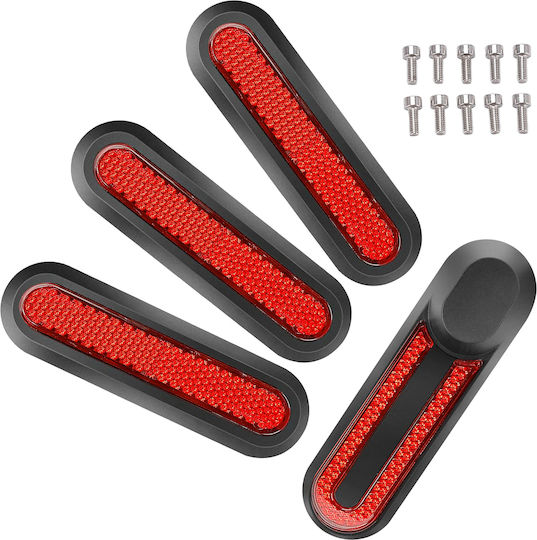 Avizar Visierabdeckungen Xiaomi M365 Pro 2 3 1s Essential Schwarz Rot