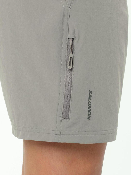 Salomon Wayfarer Дамски Къси Туристически Панталони Сиви