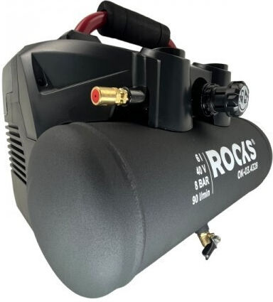 Rooks Vevor Luftkompressor mit 1hp Leistung und Luftkammer 6lt