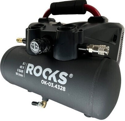 Rooks Vevor Luftkompressor mit 1hp Leistung und Luftkammer 6lt