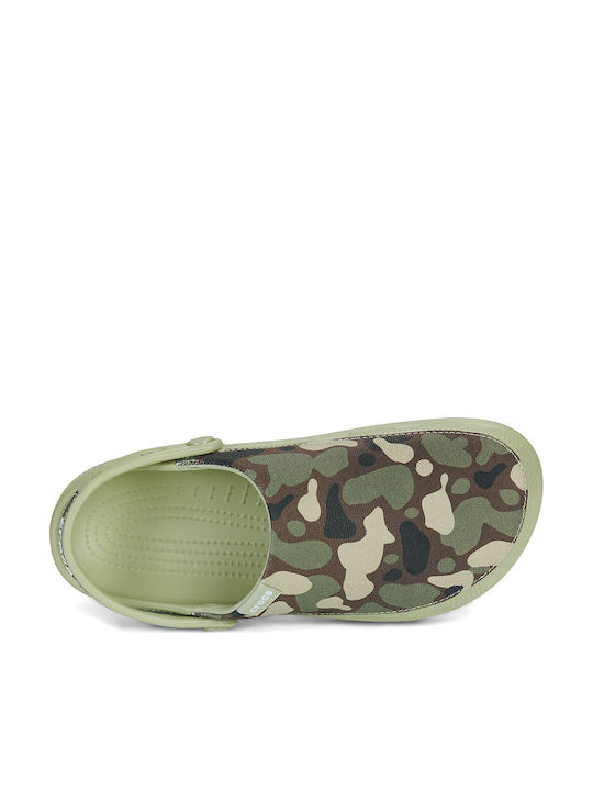 Crocs Classic Damen Holzschuhe Grüne