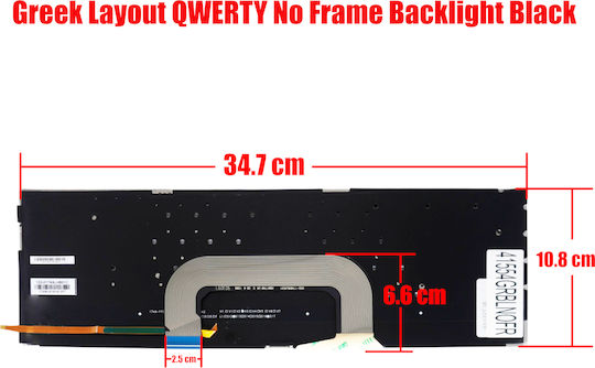 Greek Laptop Keyboard Asus X705 X705f X705fd X705fn X705ma X705mb X705na N705 N705fd X705u X705ua X705ud X705m F705na R702ma F705ma 90nb0if2-r32fr0 Gr No Frame Backlight Black Code 41554grblnofr