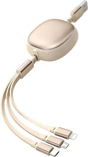 SGL USB to Lightning / Type-C / micro USB Cable 1.2m 220558