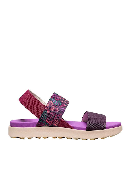 Elle Γυναικεία Σανδάλια Sporty Μωβ