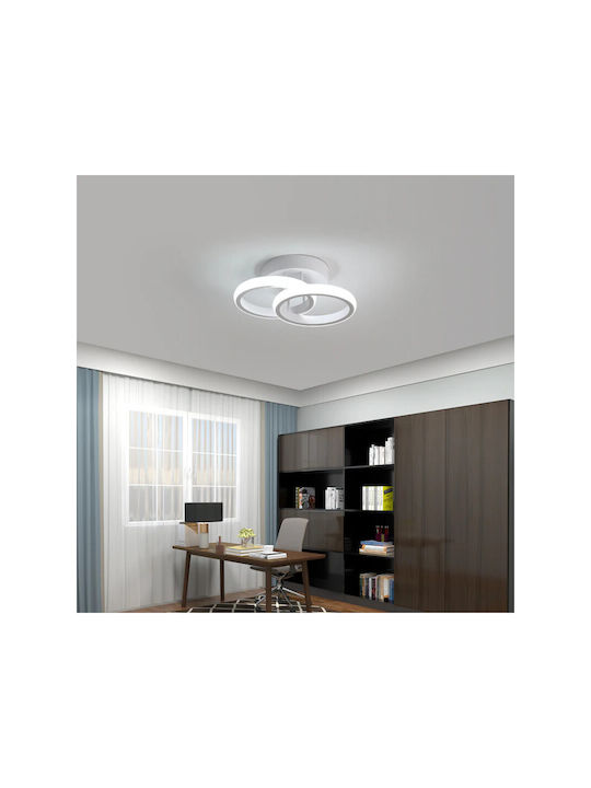 Jiju Plafonieră de tavan 25 cm cu LED integrat