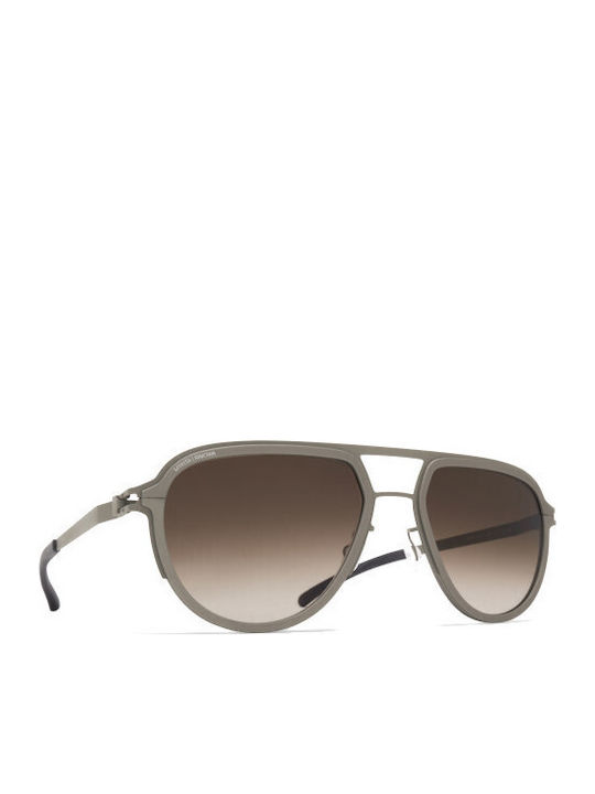 Mykita Ανδρικά Γυαλιά Ηλίου με Γκρι Σκελετό και Γκρι Ντεγκραντέ Φακό