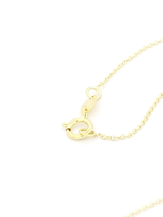 Halskette Unendlichkeit aus 9K Gold mit Zirkon