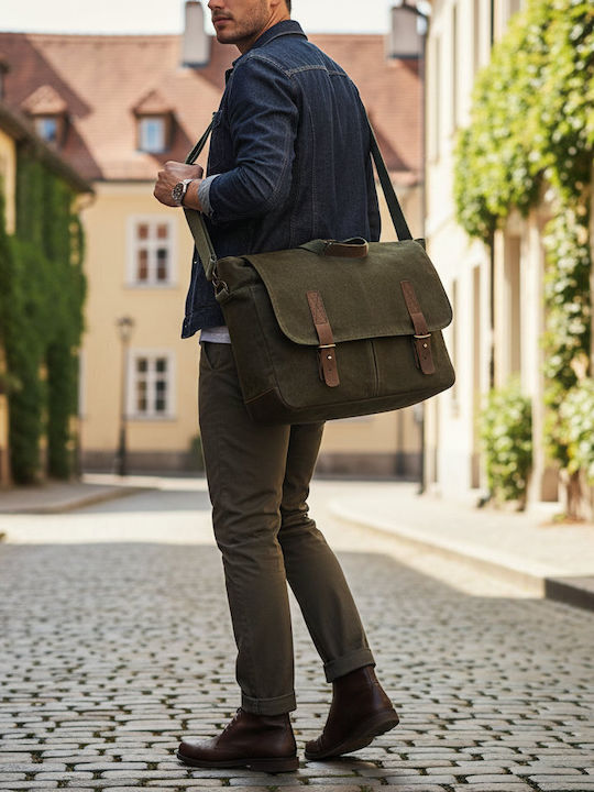 Geantă de umăr / crossbody pentru bărbați Verde