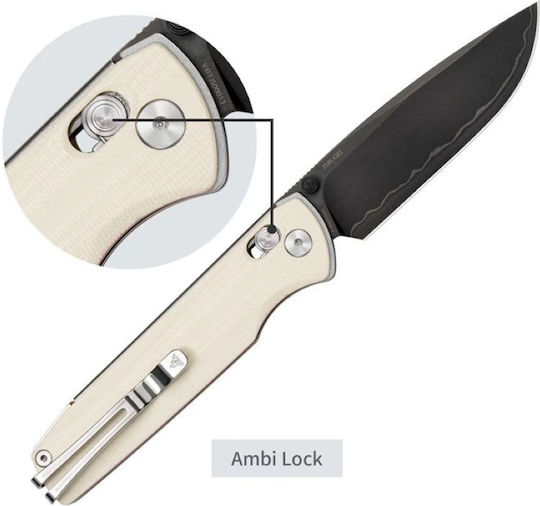 SRM Taschenmesser mit Verriegelungsmechanismus Schwarze