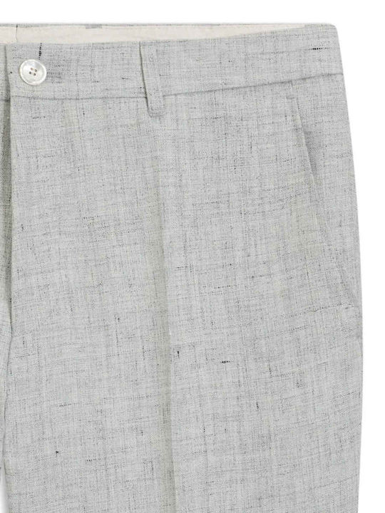 Men's Slim Fit Grey Trousers