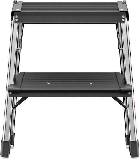 Hailo Aluminum Step Ladder with 1 Step 41cm
