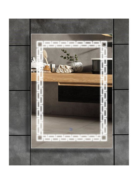 Synchro Vergrößerung Badezimmerspiegel Led 45x60cm