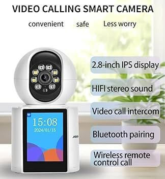 Jortan JT-9291 IP Surveillance Camera Wi-Fi Full HD 1080p with Two-Way Communication and 3.6mm Lens