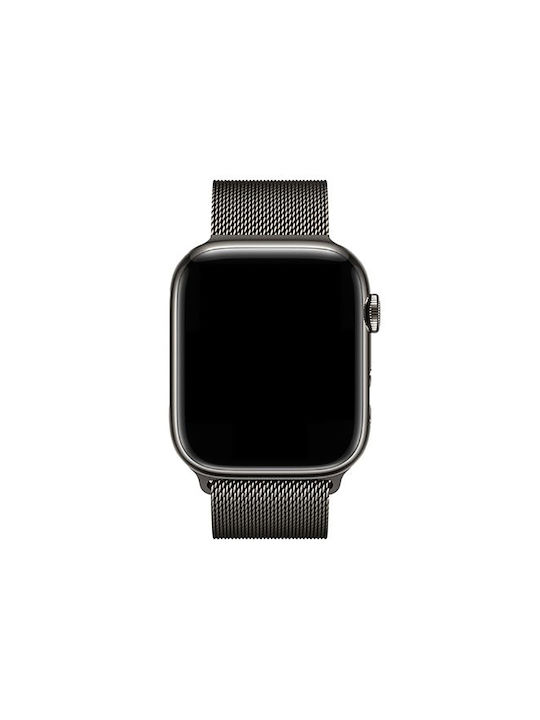 Decoded Milanese Loop Apple Watch 44 45 46 49mm Stainless Steel Black