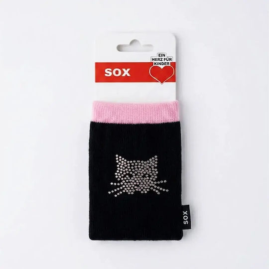 Sox Noshikumi Cat Pink калъф за телефон калъф за мобилен телефон Jet *8598154 10-76 Универсален 115 X 65 Mm Черен