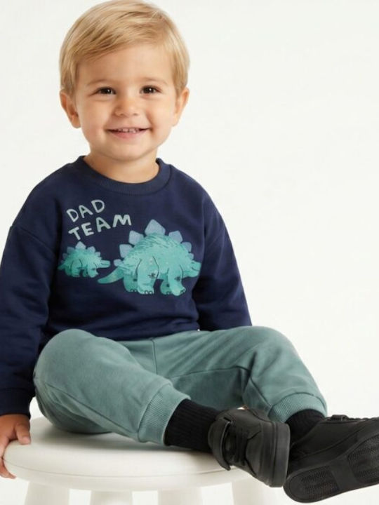 Kinder Trainingsanzüge Mit Bluse Blau 2Stücke