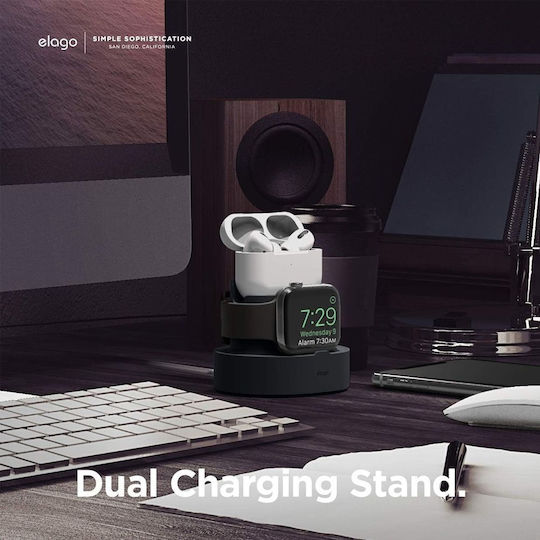 Elago Station Tragbare Ladegeräte Für Apple Watch Iphone Airpods Pro Apple Pencil Schwarz