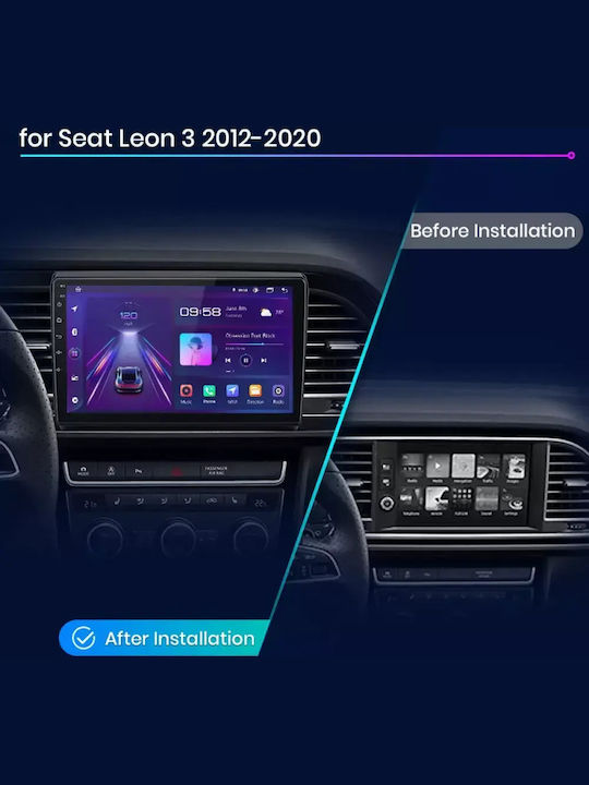 Seat Leon 2014 Android Мултимедия Carplay Androidauto GPS Вграден Wi-Fi Bluetooth SH72