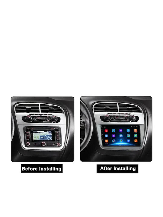 Seat Leon 2008 Android Мултимедия Carplay Androidauto GPS Вграден Wi-Fi Bluetooth SH56