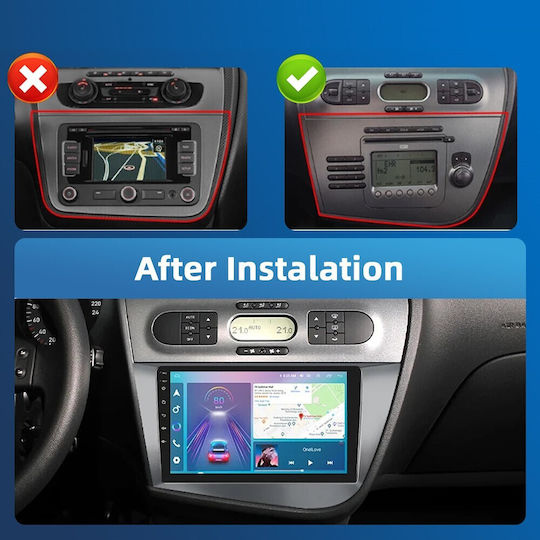 Seat Leon 2005 Android Multimedia Auto-Audiosysteme GPS Wi-Fi Bluetooth Sh53