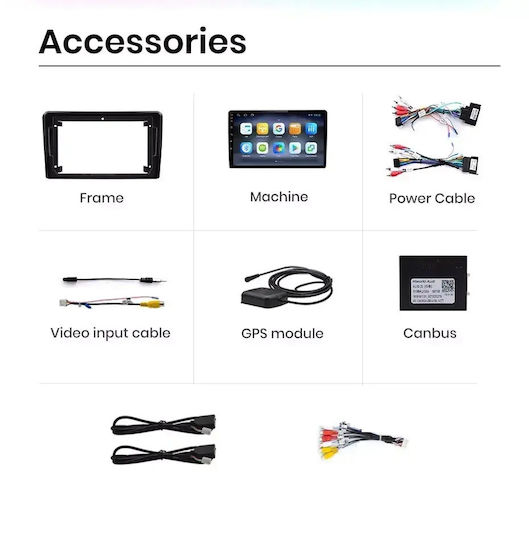 Audi A3 2006 Android Multimedia Carplay Androidauto Gps Wi-fi Bluetooth Sη33
