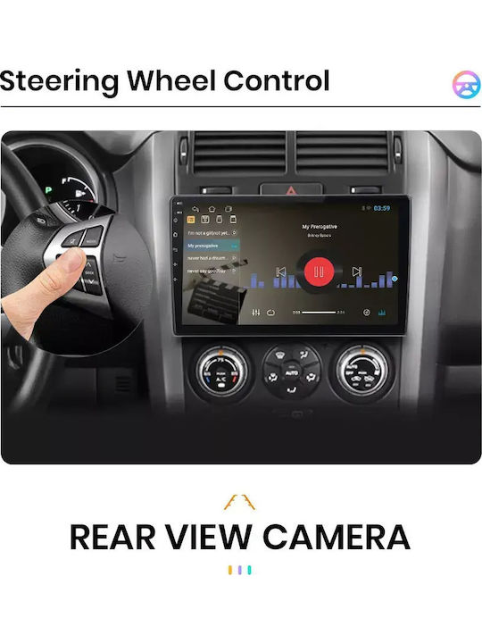 Suzuki Grand Vitara 2011 Android Multimedia Carplay Androidauto Gps Wi-fi Bluetooth Sh25
