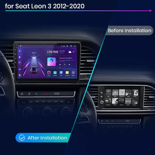 Seατ Leon 2018 Android Multimedia Carplay Androidauto Gps Wi-fi Bluetooth Sh76