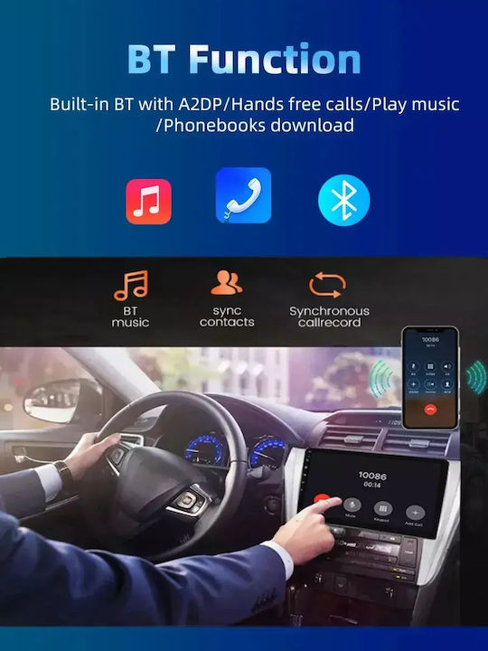 Toyota Auris 2011 Android Мултимедия Carplay Androidauto GPS Вграден Wi-Fi Bluetooth SH105