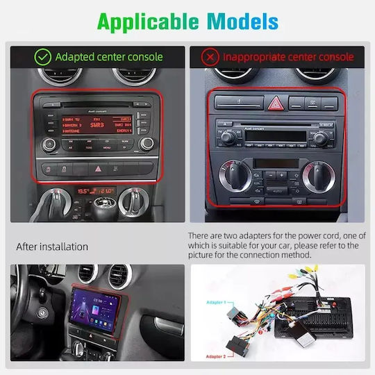 Audi A3 2010 Android Multimedia Carplay Androidauto Gps Wi-fi Bluetooth Sη37