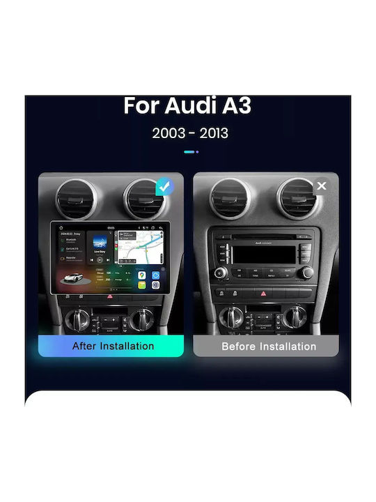 Audi A3 2004 Android Multimedia Carplay Androidauto Gps Wi-fi Bluetooth Sη31