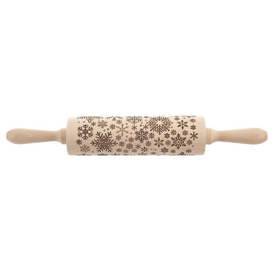 Orion Wooden Rolling Pin Kitchen 39cm Diameter 20cm