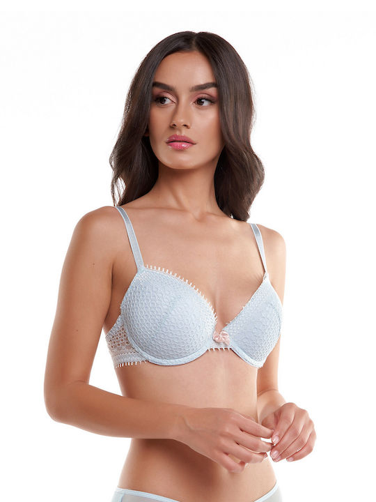 Miss Rosy Damenunterwäsche-Set BH Mit Spitze Brasil Hellblau