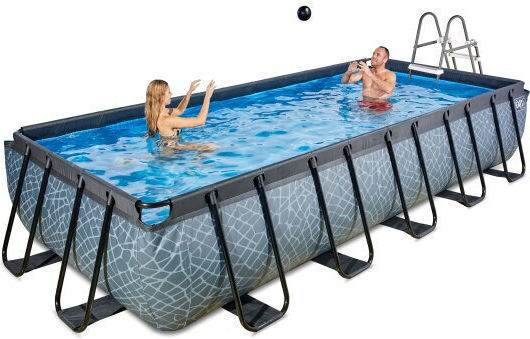 Exit Toys Басейн PVC с метална рамка Сив