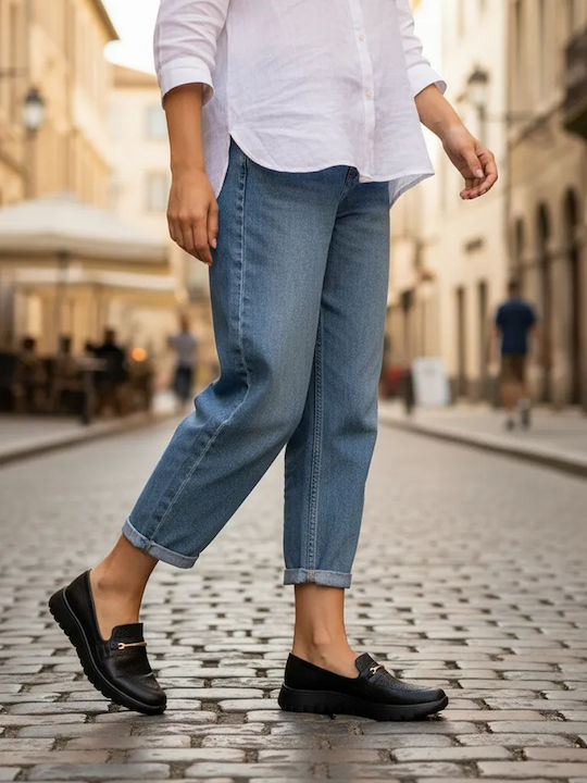 Women's Moccasins in Black Colour
