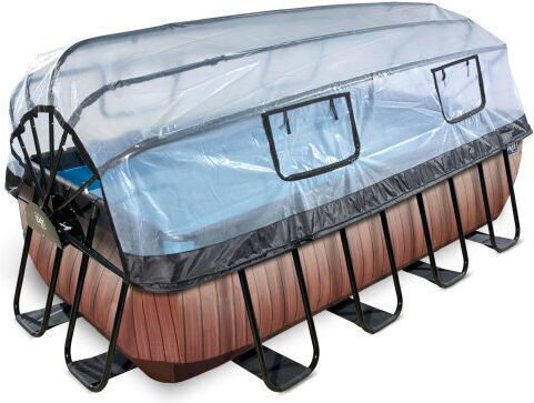 Exit Toys Holz Schwimmbecken Braun